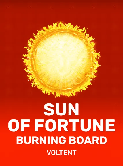 Sun of Fortune Burning Board game tile